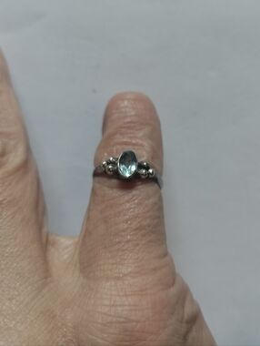 Vintage Sterling Silver Tanzanite Ring 925